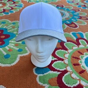 Calia Carrie Underwood Woman’s Adjustable Baseball Cap White with Gray Bim